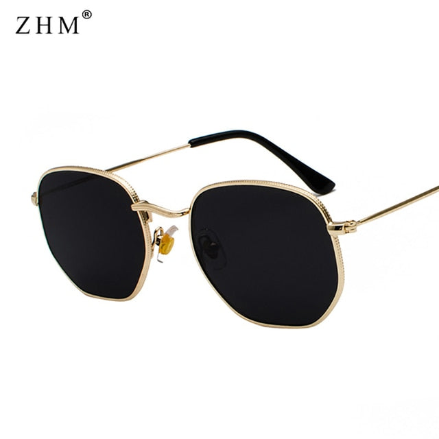 Metal Frame Pilot Mirror Sunglasses