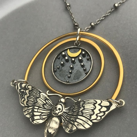 Luna Moth Necklaces
